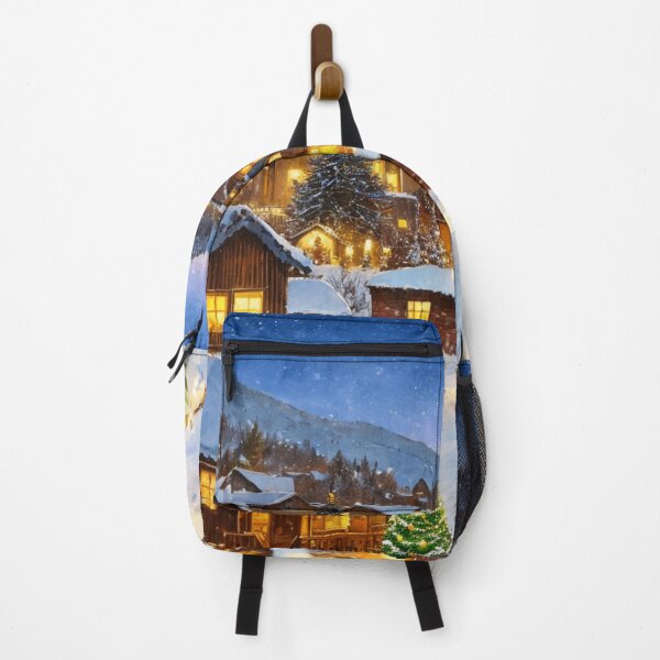 Item preview, Christmas Eve Over the Snowy Village designed and sold by SEIMEI2025.