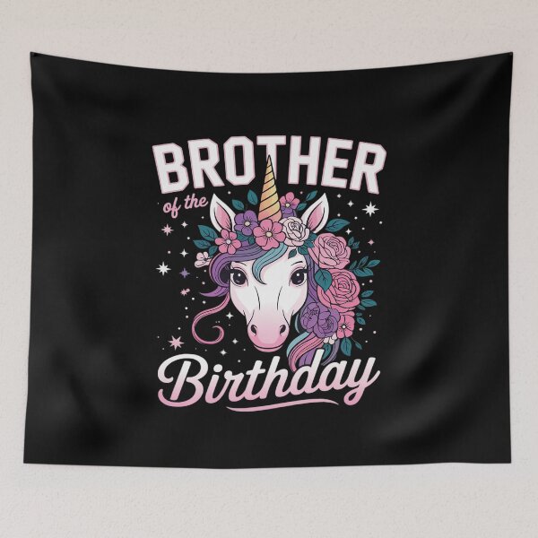 Item preview, Brother Of The Birthday Girl Unicorn Girls Family Matching designed and sold by RoyTill0Art.