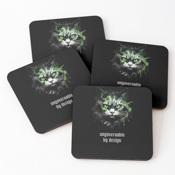 Item preview, Rebellious Cat Attitude - Ungovernable by Design Aesthetic Art & Gifts designed and sold by KArtcore.