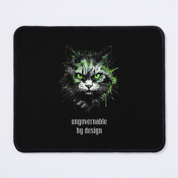 Item preview, Rebellious Cat Attitude - Ungovernable by Design Aesthetic Art & Gifts designed and sold by KArtcore.
