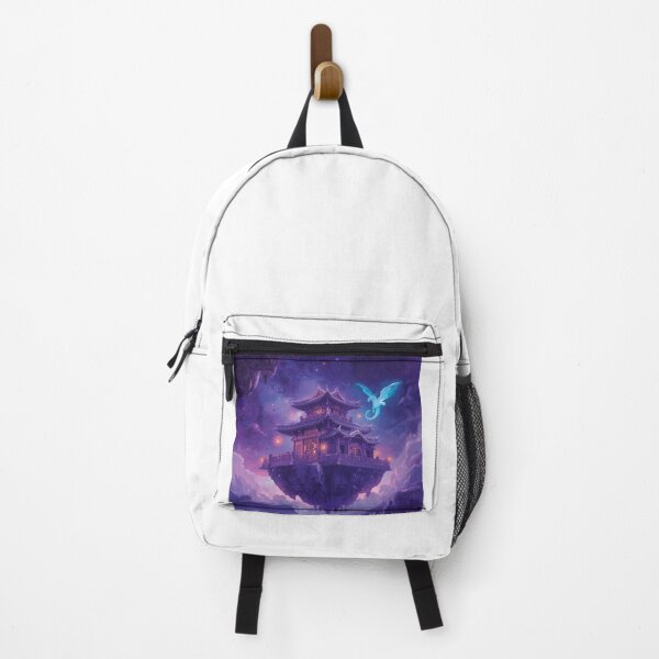 Item preview, Mystical Floating Temple Neon Dragon Korea Fantasy designed and sold by CHALTH.