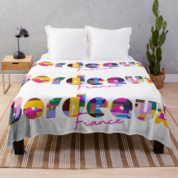 Item preview, Bordeaux, France, Vibrant Abstract City Typography Art designed and sold by Wanderful-roads.