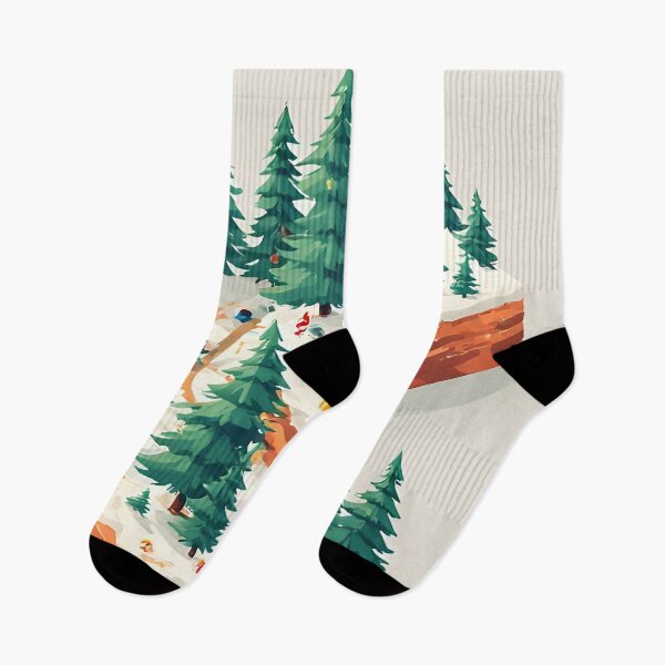 Item preview, Winter forest landscape with snow-covered boulder islands designed and sold by Mianku | Für das Leben.