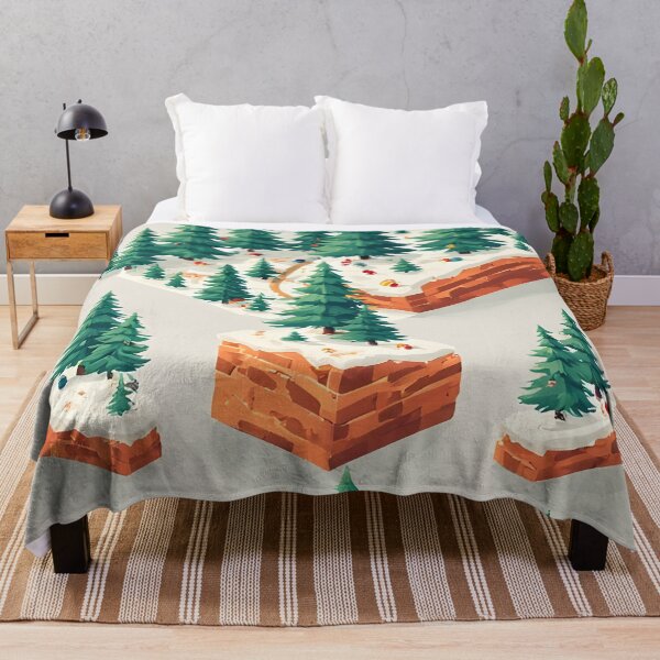 Item preview, Winter forest landscape with snow-covered boulder islands designed and sold by Mianku | Für das Leben.