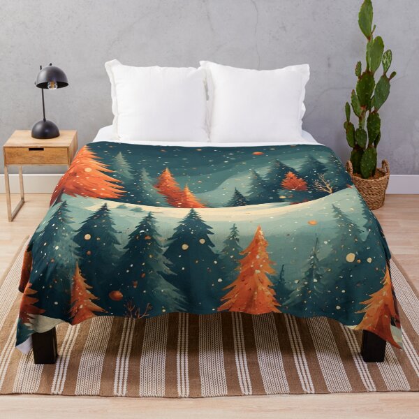 Item preview, Frosty winter forest with pine trees and snow designed and sold by Mianku | Für das Leben.
