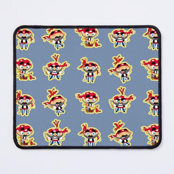Item preview, Cute Pirate Character with Parrot – Fun Cartoon Pirate Stickers designed and sold by Rangmanch.