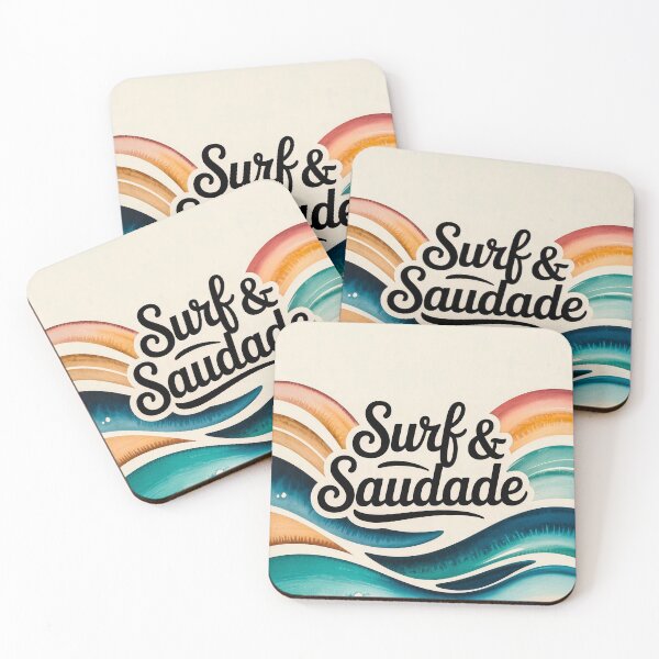 Item preview, Surf & Saudade Portuguese Wave Art designed and sold by vivaportugalstore.