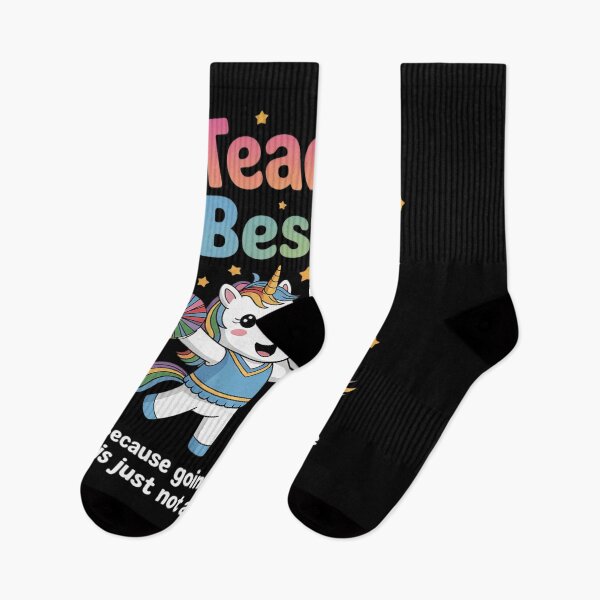 Item preview, Cheerleader Teacher Besties Unicorn Going Crazy Alone designed and sold by RoyTill0Art.