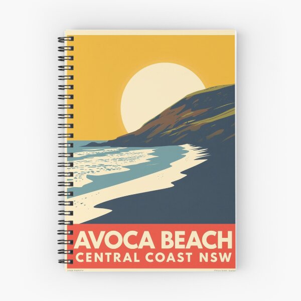 Item preview, Playa Avoca, Costa Central, Nueva Gales del Sur designed and sold by PamLeeDesign.