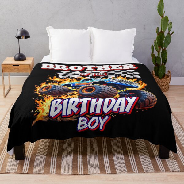 Item preview, Brother Of The Birthday Boy Monster Truck Birthday designed and sold by TysonLangosh.