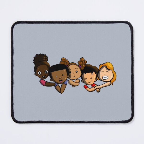 Item preview, Cute Kids Group Illustration – Happy Friends Cartoon Art designed and sold by Rangmanch.