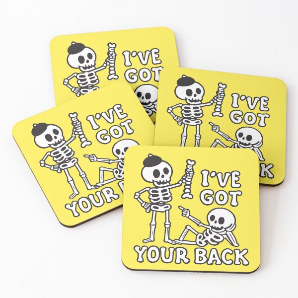 Item preview, I've got your back funny skeleton designed and sold by BrownHorse90s.