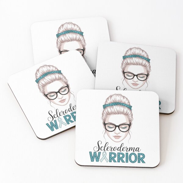 Item preview, Teal Ribbon Messy Bun Hair Scleroderma Warrior designed and sold by HellD3vil-Art.