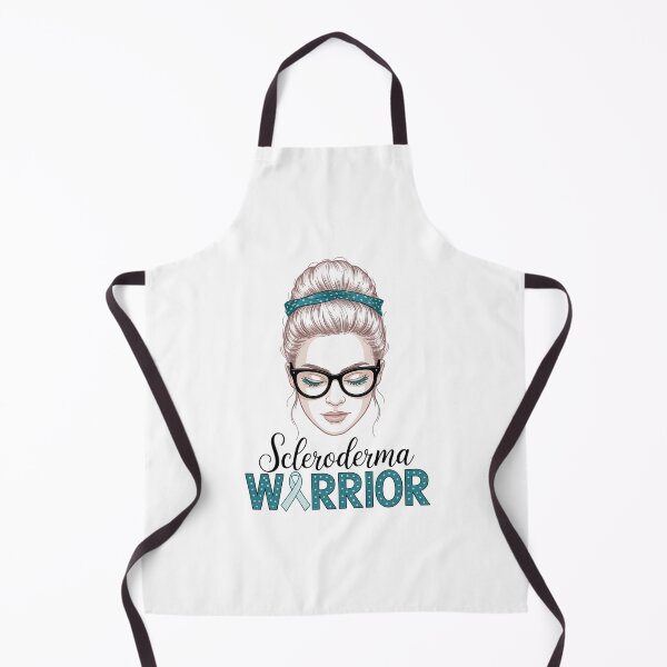 Item preview, Teal Ribbon Messy Bun Hair Scleroderma Warrior designed and sold by HellD3vil-Art.
