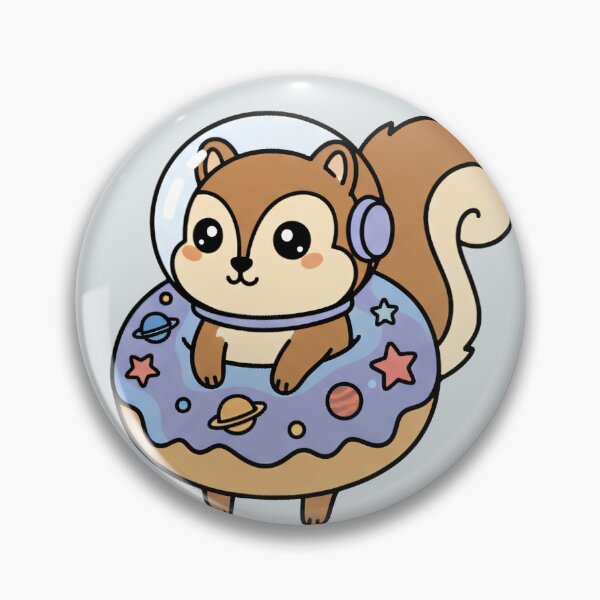 Item preview, Cosmic Crunch! Sweetest Asteroid - Cute Squirrel in Space designed and sold by AwesomeBeyondLimits.