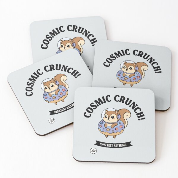 Item preview, Cosmic Crunch! Sweetest Asteroid - Cute Squirrel in Space designed and sold by AwesomeBeyondLimits.