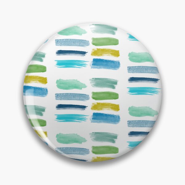 Item preview, Watercolor Brush Stroke Set – Colorful Paint Art designed and sold by Rangmanch.