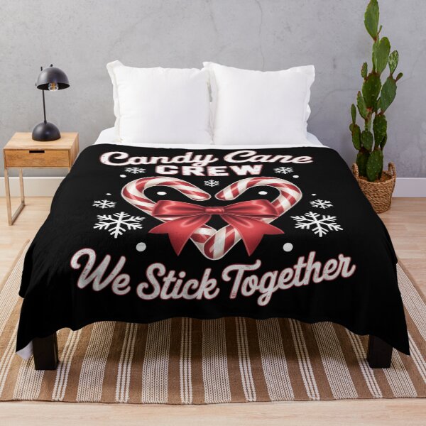 Item preview, Candy Cane Crew Cute Christmas Heart Art designed and sold by ThreadAlchemys.