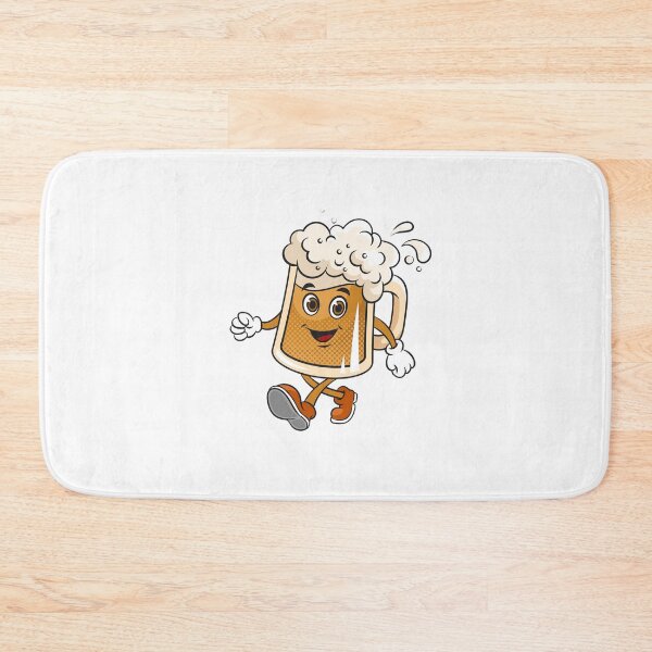 Item preview, Beer Mug Mascot Walking designed and sold by Vamika2116.