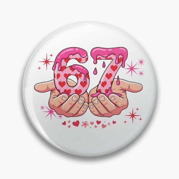 Item preview, Valentines Day Six Seven 6 7 Meme Gen Alpha Slang 6 7 Hands designed and sold by Artifyo.