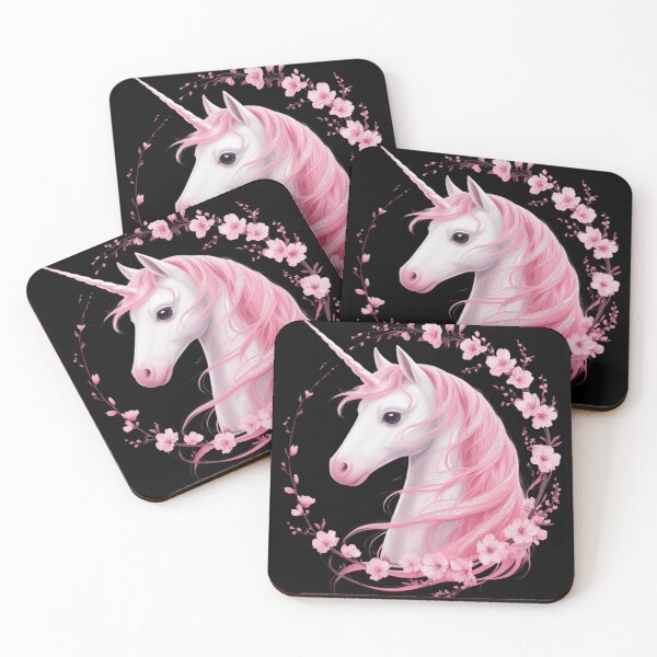 Item preview, Cute Unicorn With Cherry Blossoms I Unicorn 2 designed and sold by RoyTill0Art.