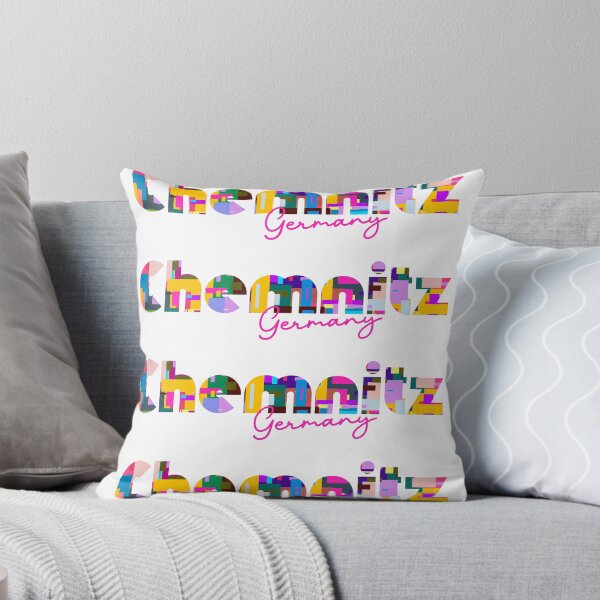 Item preview, Chemnitz, Germany, Vibrant Abstract City Typography Art designed and sold by Wanderful-roads.