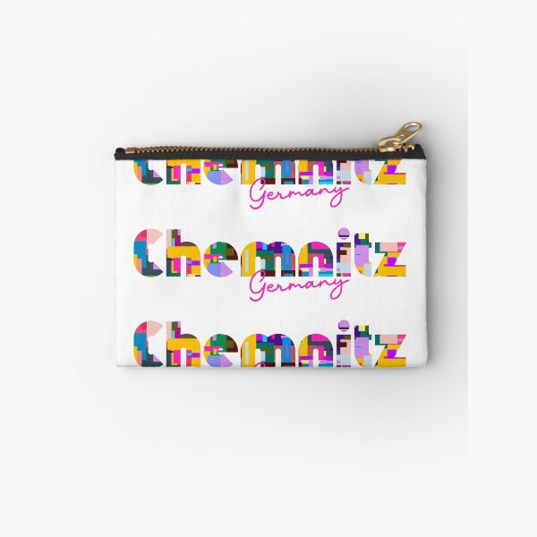 Item preview, Chemnitz, Germany, Vibrant Abstract City Typography Art designed and sold by Wanderful-roads.