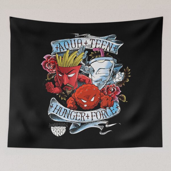 Item preview, Aqua Teen Hunger Force Group Sailor Tattoo Portrait Essential  designed and sold by lmimsshop.