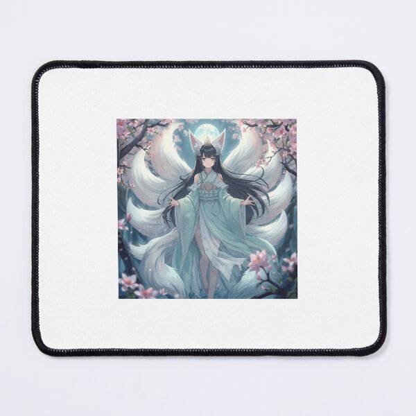 Item preview, White Nine-Tailed Fox Girl Cherry Blossom Fantasy designed and sold by CHALTH.