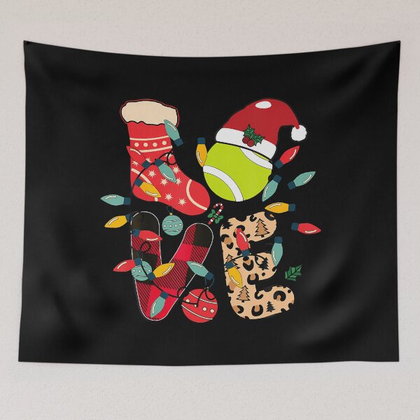 Item preview, Christmas Santa Claus Tennis Game Tennis Racket Humor Quote designed and sold by CharlotteTerri.