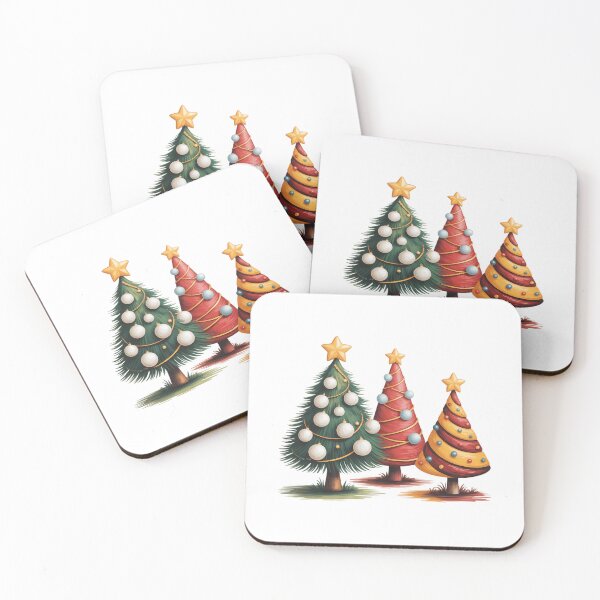 Item preview, Whimsical Christmas Tree Festive designed and sold by HellD3vil-Art.