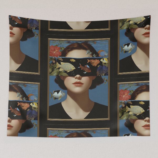 Item preview, Dreamy Aquatic Surrealism Art designed and sold by bapupa.