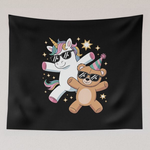Item preview, Dabbing Unicorn And Bear Boys Girls Men Women Kids Adults designed and sold by RoyTill0Art.