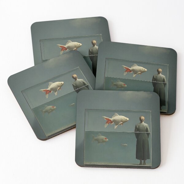Item preview, Abstract Aquatic Surrealism Ocean designed and sold by bapupa.