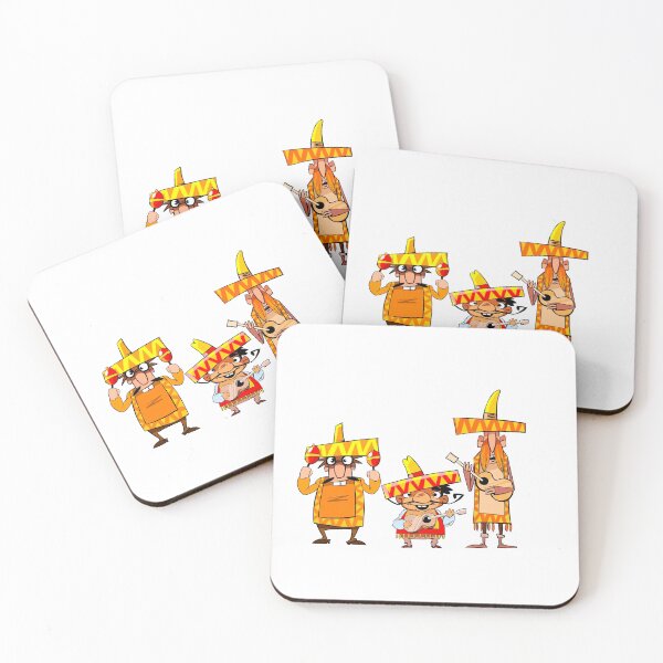 Item preview, Funny Cartoon Musicians Illustration – Sombrero Band Characters designed and sold by Rangmanch.