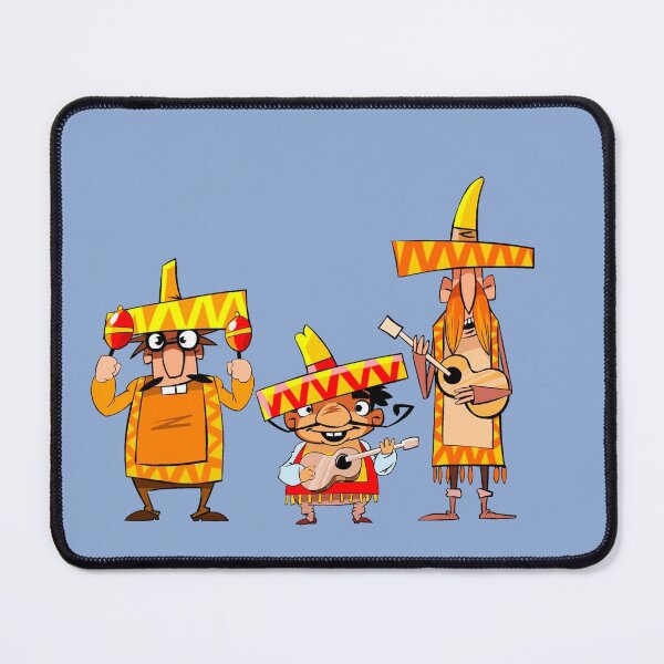Item preview, Funny Cartoon Musicians Illustration – Sombrero Band Characters designed and sold by Rangmanch.