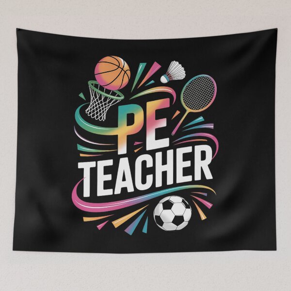 Item preview, PE Teacher Tie Dye designed and sold by HellD3vil-Art.