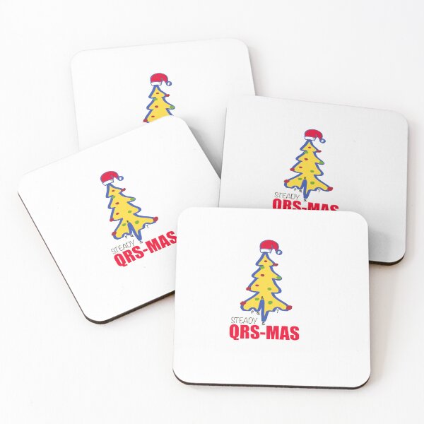 Item preview, Steady QRS-mas ECG christmas tree designed and sold by dinob.