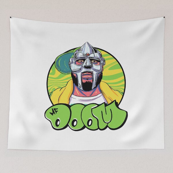 Item preview, Yellow Hoodie MF Doom Mask Portrait designed and sold by daineques.