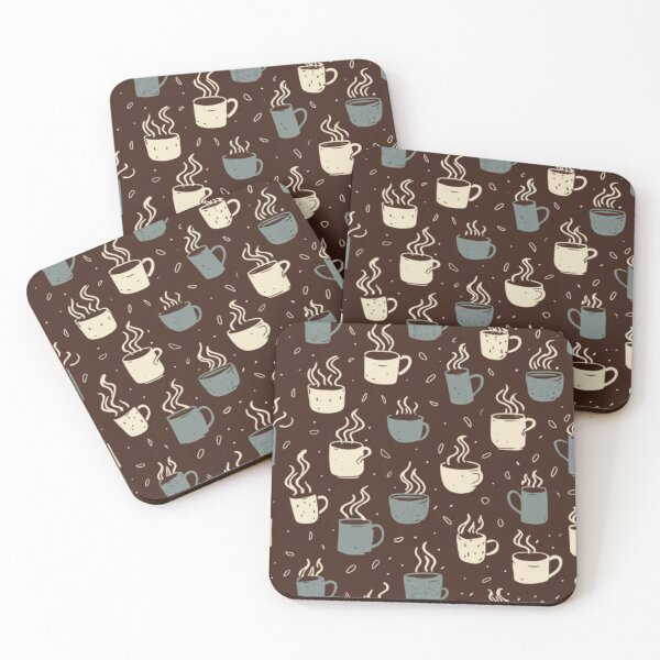 Item preview, Coffee lovers hot mugs pattern  designed and sold by SmileshareShop.