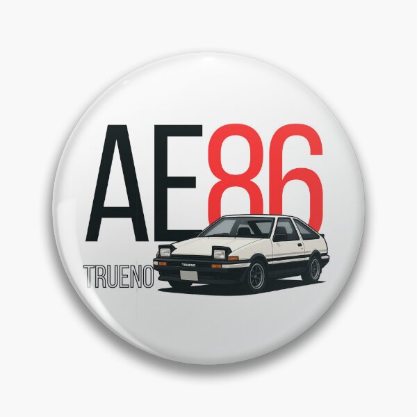 Item preview, AE86 Trueno Classi Car Typography designed and sold by For the Love of Anime.