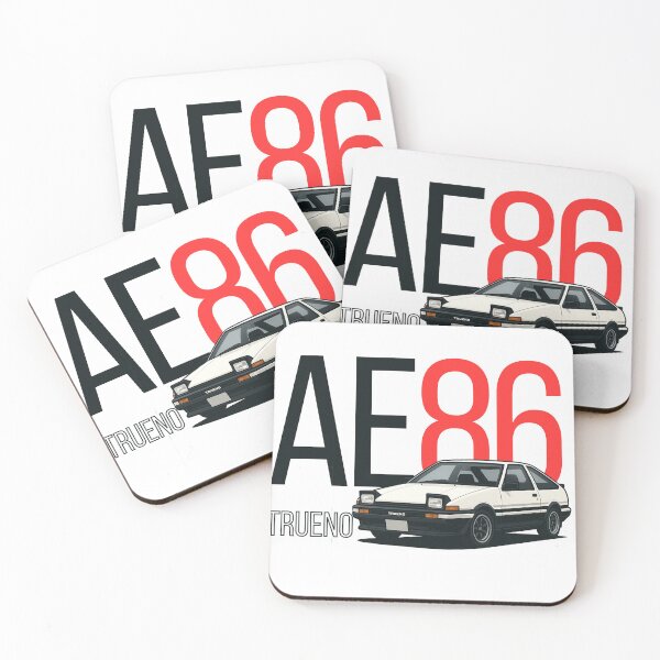 Item preview, AE86 Trueno Classi Car Typography designed and sold by For the Love of Anime.