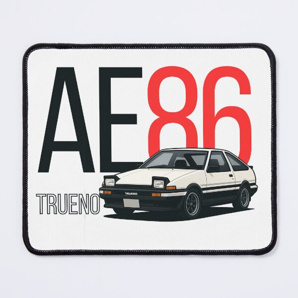 Item preview, AE86 Trueno Classi Car Typography designed and sold by For the Love of Anime.