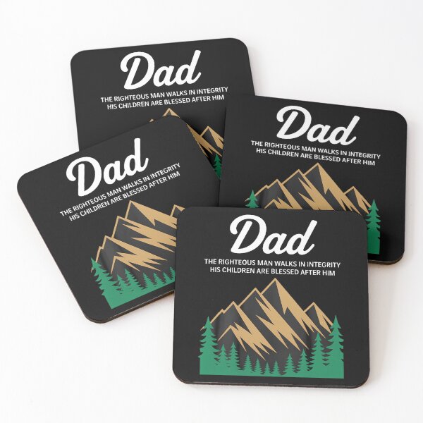 Item preview, Christian Dad Religious Proverbs 207 Mountain Father's Day designed and sold by HellD3vil-Art.
