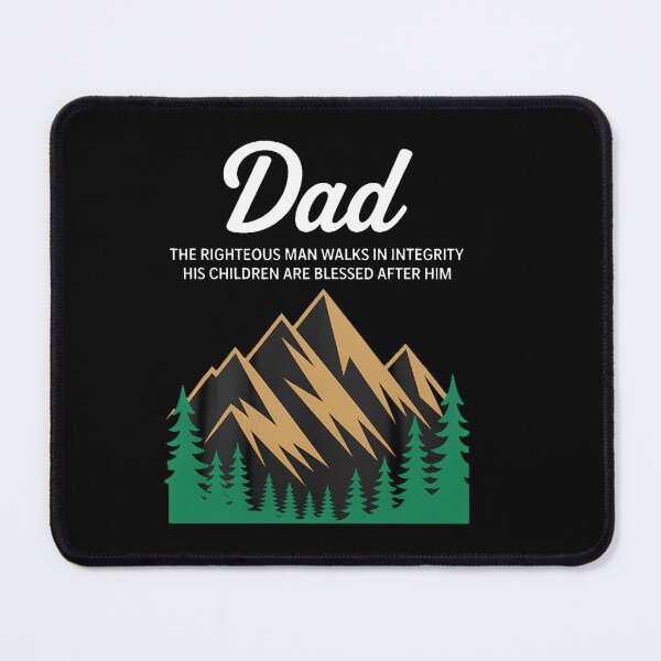 Item preview, Christian Dad Religious Proverbs 207 Mountain Father's Day designed and sold by HellD3vil-Art.