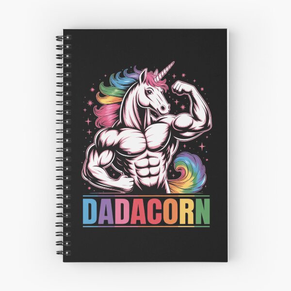 Item preview, Dadacorn Muscle Fathers Day Joke Daddy Unicorn designed and sold by RoyTill0Art.