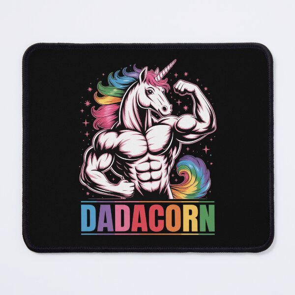 Item preview, Dadacorn Muscle Fathers Day Joke Daddy Unicorn designed and sold by RoyTill0Art.