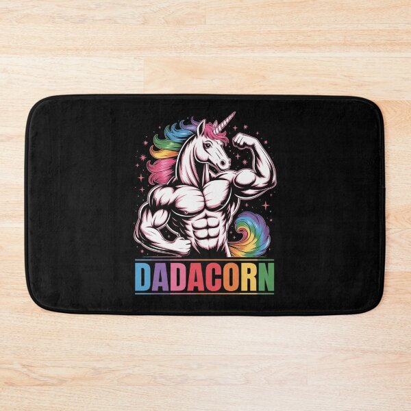 Item preview, Dadacorn Muscle Fathers Day Joke Daddy Unicorn designed and sold by RoyTill0Art.