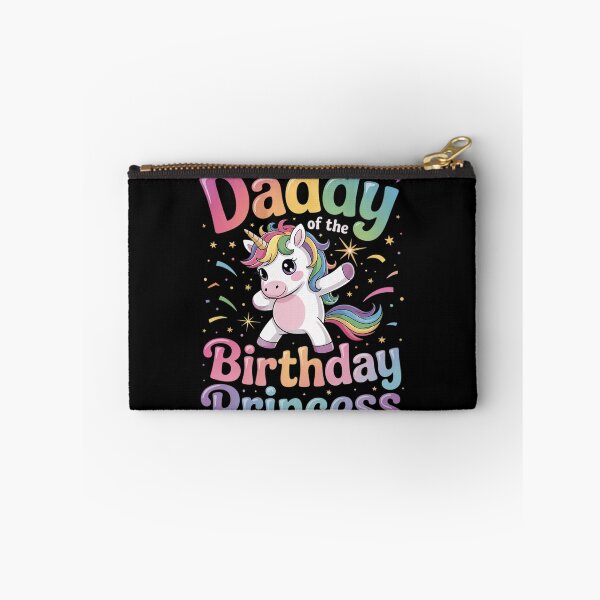 Item preview, Daddy of the Birthday Princess Girl Dabbing Unicorn Dad designed and sold by RoyTill0Art.