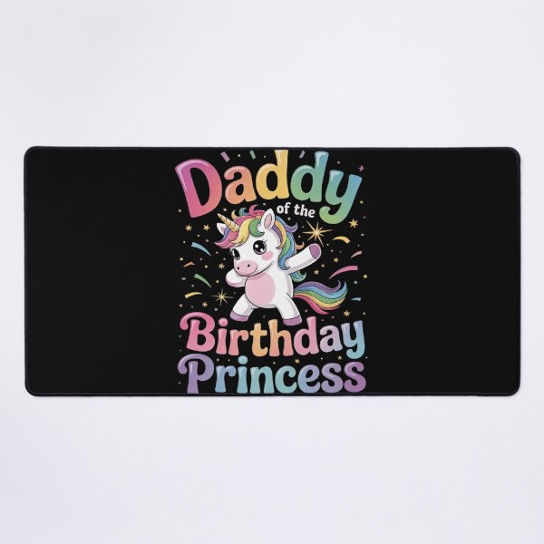 Item preview, Daddy of the Birthday Princess Girl Dabbing Unicorn Dad designed and sold by RoyTill0Art.